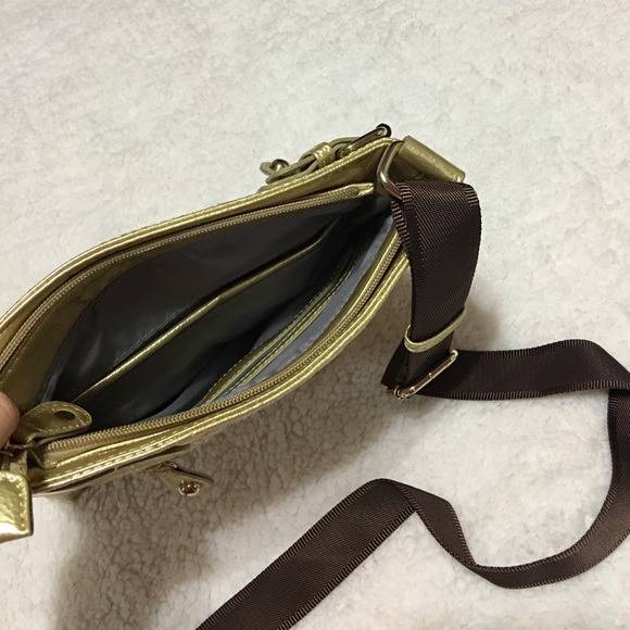 Bags Metallic Gold Crossbody Bag Poshmark