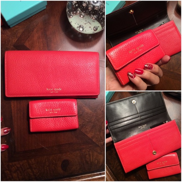 🔴SOLD🔴Auth Kate Spade Wallet with matching coin - Picture 4 of 4