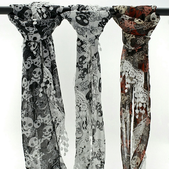 Triangle Shaped Skull Scarves