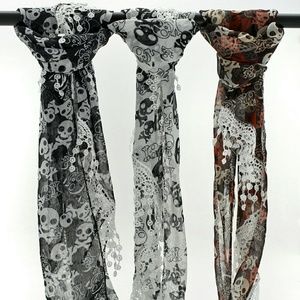 Triangle Shaped Skull Scarves