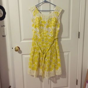 Signature by Robbie Bee Yellow Dress