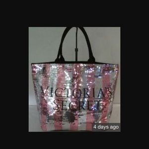 Victoria's Secret sequin tote