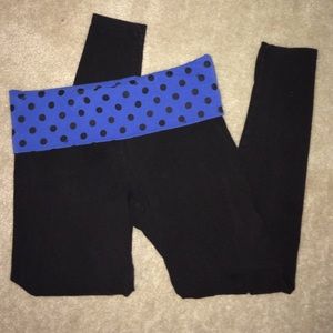 Victoria's Secret PINK blue yoga pants