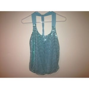 Turquoise sparkle tank