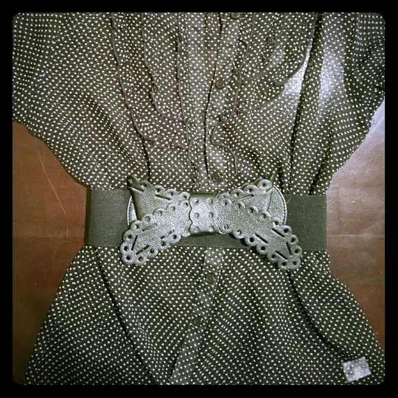 Romy Bow Tie Elastic Waist Belt