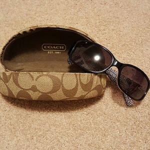 Coach sunglasses with case.