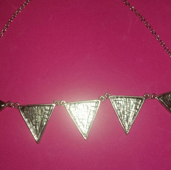 💙 Triangle turquoise necklace - Picture 2 of 2