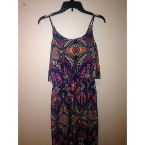 Colorful tribal jumpsuit