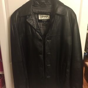 Men's medium wilson's leather coat