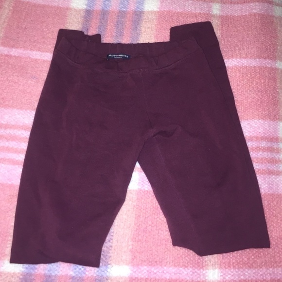 Maroon Brandy Melville leggings