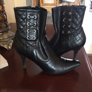 Black guess booties
