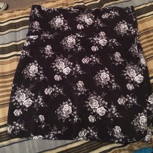 skirt with flowers
