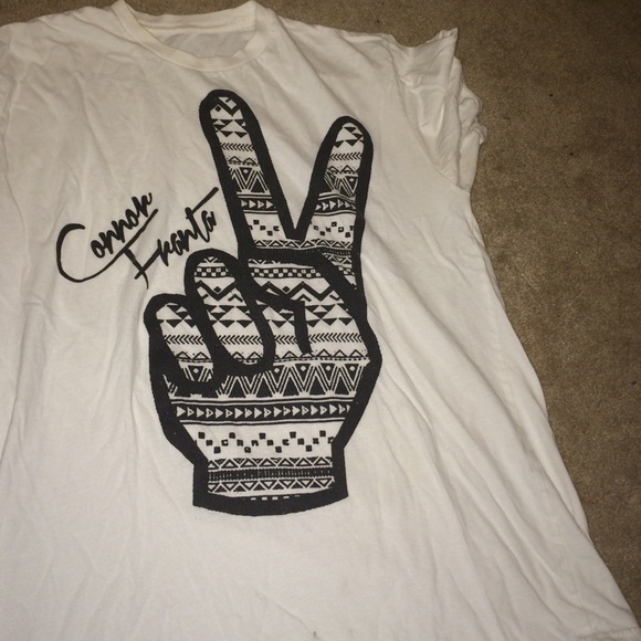 Conor Franta official peace sign t-shirt