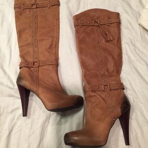 Brown leather Gianni Bini boots Size 11