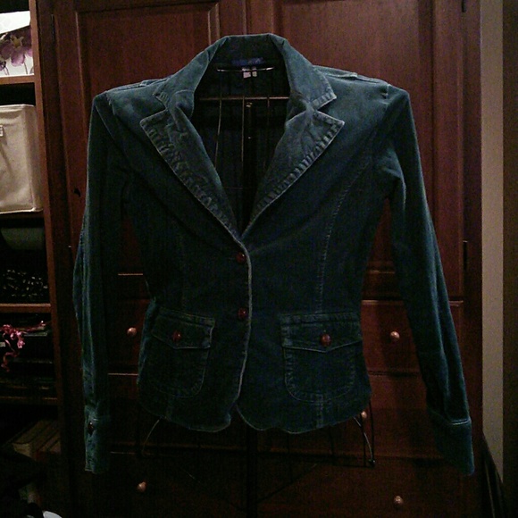 Teal corduroy jacket