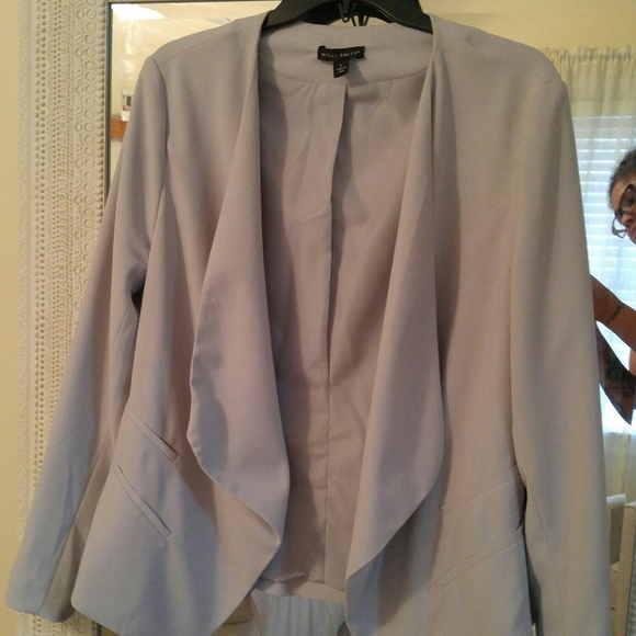 Light grey relaxed fit blazer