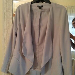 Light grey relaxed fit blazer