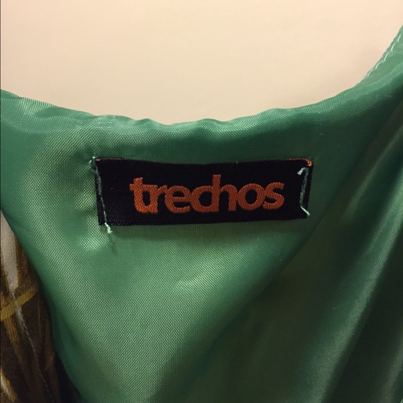 Green and Yellow Floral Spanish Dress - Picture 4 of 4