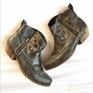 Western Ankle Boots
