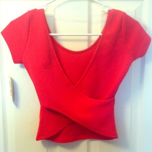 Cross Back Crop Top