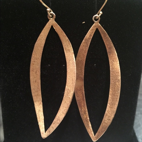 Faux gold earrings