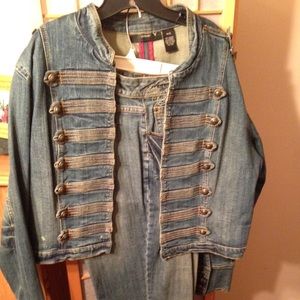 Jean jacket and pants set