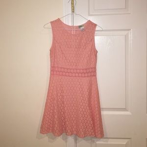 CUTE LIGHT PINK FLORAL DRESS