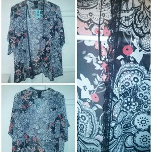 Torrid Patterned Wrap Top