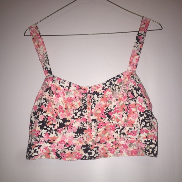 Floral crop top