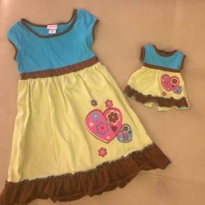 What A Doll. Outfit for Child Size 7/8 & Doll