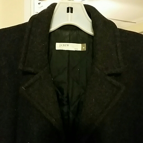 ❄️ J. Crew ❄️ Thinsulate Insulated J. Crew Gray, Wool Coat! - Picture 2 of 9