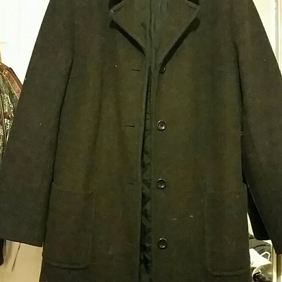 ❄️ J. Crew ❄️ Thinsulate Insulated J. Crew Gray, Wool Coat! - Picture 3 of 9