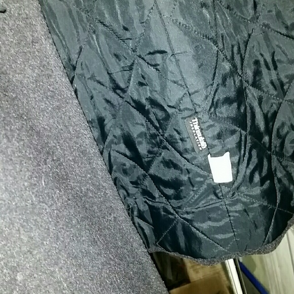 ❄️ J. Crew ❄️ Thinsulate Insulated J. Crew Gray, Wool Coat! - Picture 4 of 9