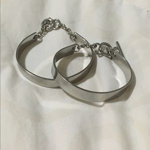 Bundle. Silver Bangles