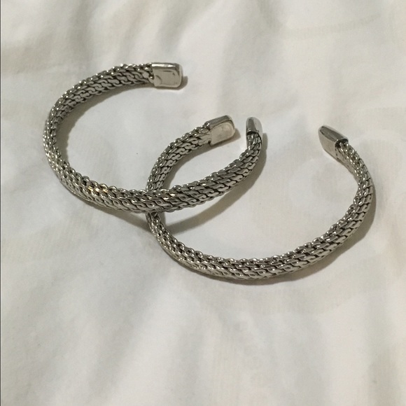 Bundle. Silver Bangles