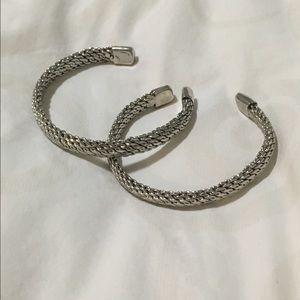 Bundle. Silver Bangles