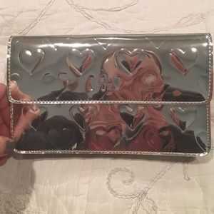 Marc Jacobs silver clutch