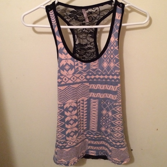 Tribal print tank