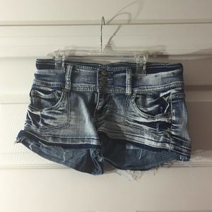 Stretchy Jean Shorts