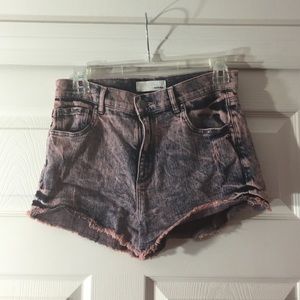 High Waisted Jean Shorts