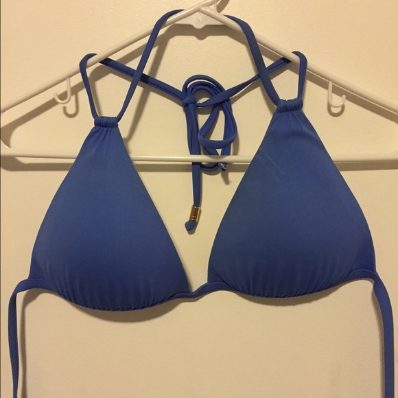 Push-up periwinkle bikini top