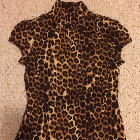 Express Tops - Express leopard print T-Shirt