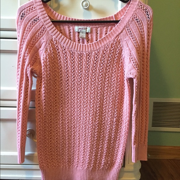 Arizona Jean company Salmon colored sweater