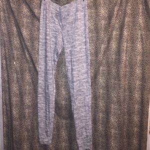 Grey/White Leggings