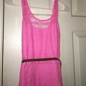 Pink Candie's Lace Dress
