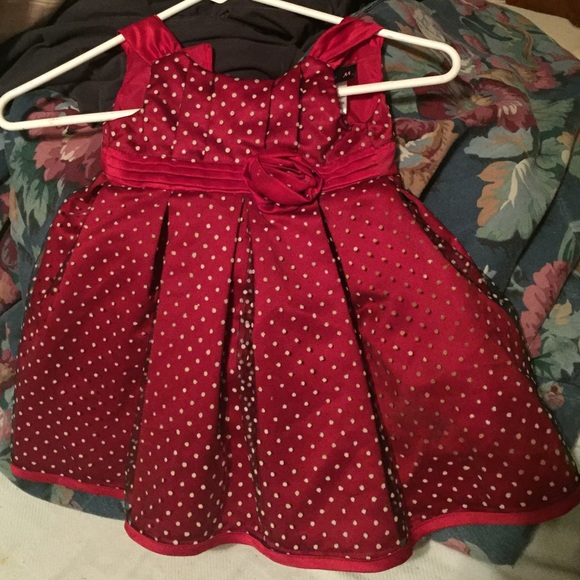 Red Christmas Dress for Baby Girl
