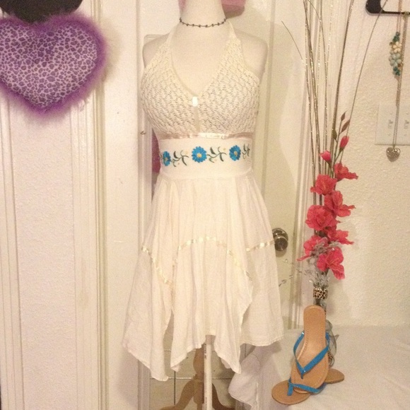 New W/O tag handmade V Neck Halter Dress