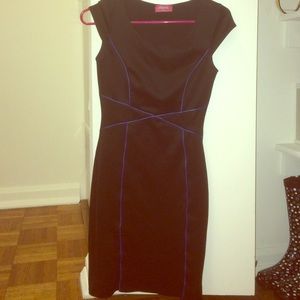 Little black 👗 with blue line detail