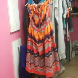 kind of chevron print dress.