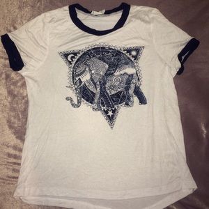 elephant and zodiac tee